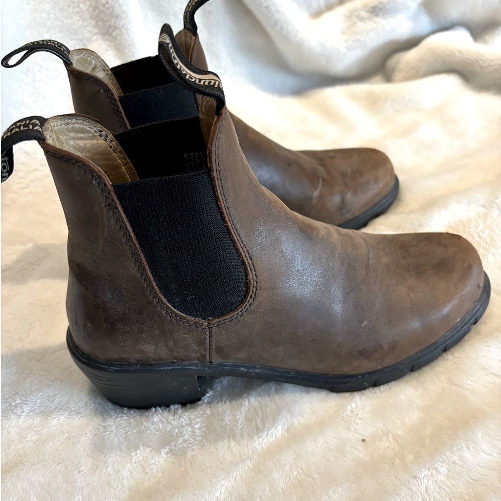 🥾 🤎🎉Blundstone heel ankle boots EUC  Size 7.5 US/UK 4.5. Sheepskin insert